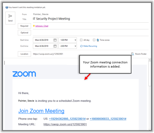 Zoom Information Technology UWSP